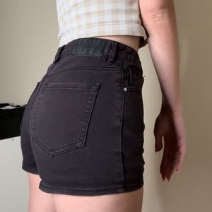 PacSun black denim shorts. Size 28